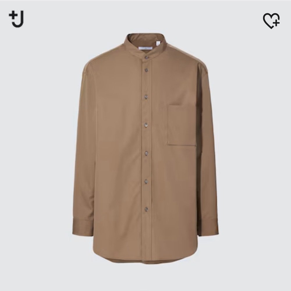 🤎 Jil Sander x Uniqlo Oversized Shirt (S)